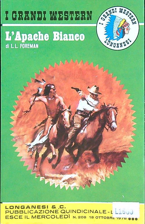 L' Apache Bianco - L. L. Foreman - copertina