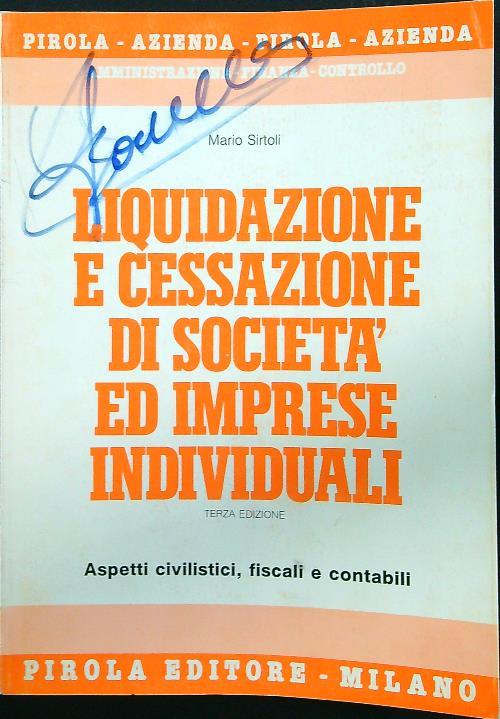 Liquidazione e cessazione di società ed imprese individuali