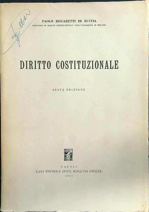 Diritto costituzionale