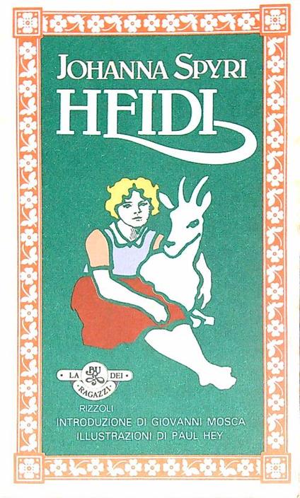 Heidi - Johanna Spyri - copertina