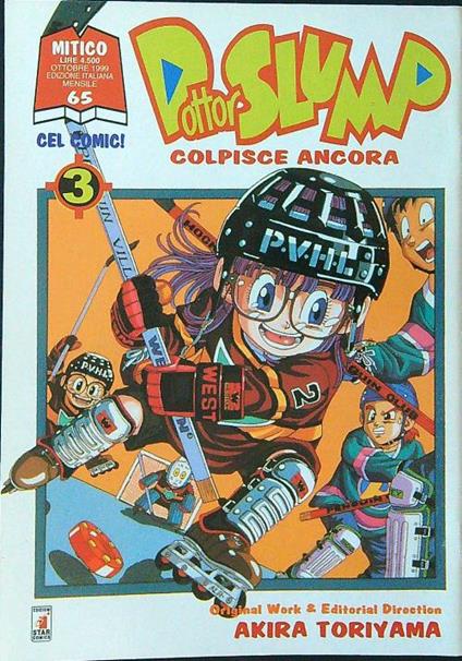 Dottor Slump colpisce ancora n. 3 - Akira Toriyama - copertina