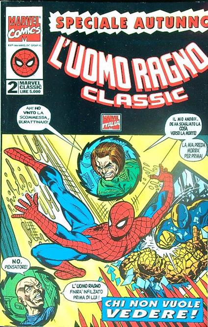 L' Uomo Ragno Classic. Speciale 2 - copertina