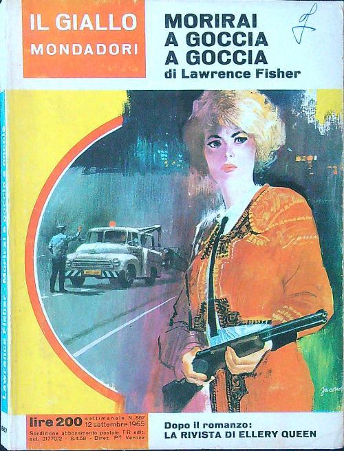 Morirai a goccia a goccia - Lawrence Fisher - copertina