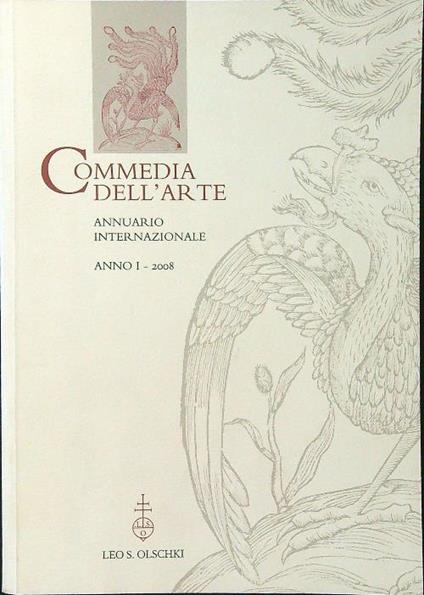 Commedia dell'arte Anno I - 2008 - copertina