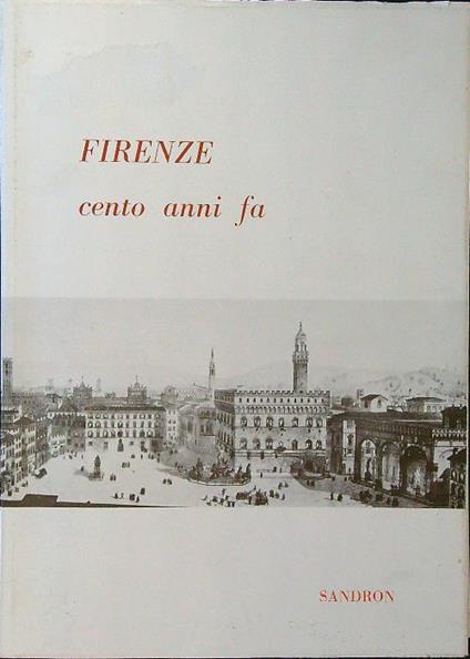 Firenze cento anni fa - copertina