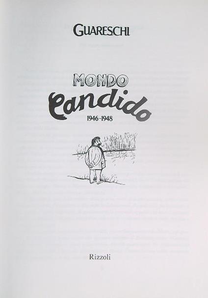 Mondo candido 1946-1948 - Guareschi - copertina