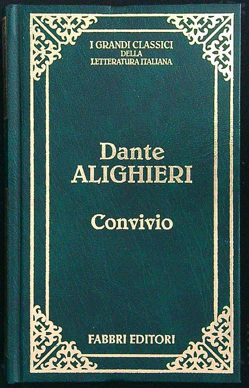Convivio - Dante Alighieri - copertina