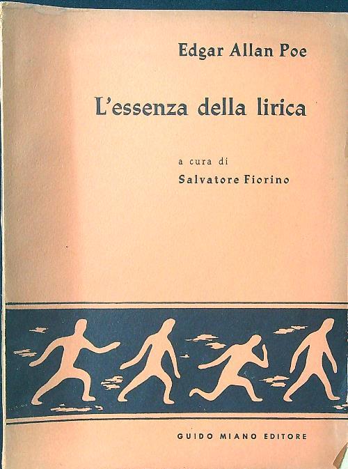 L' essenza della lirica - Edgar A. Poe - copertina