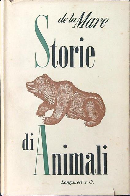 Storie di animali - Walter de la Mare - copertina