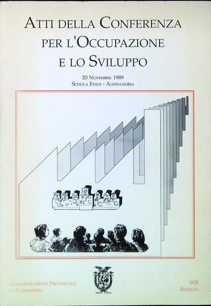 Atti della Conferenza per l'Occupazione e lo Sviluppo, 20 Novembre 1989 - copertina