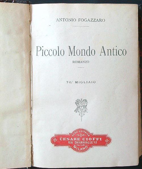 Piccolo mondo antico
