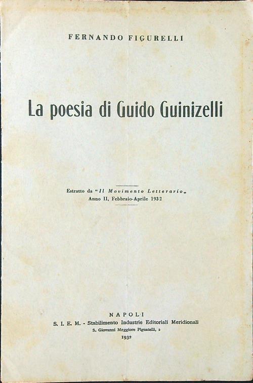 La poesia di Guido Guinizelli