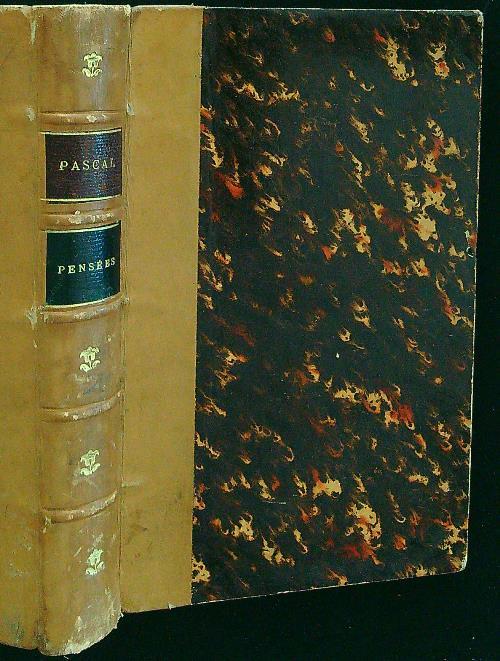 Pensees de Pascal sur la religion