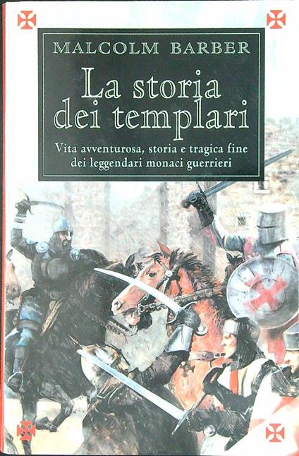 La  storia dei templari - Malcolm Barber - copertina