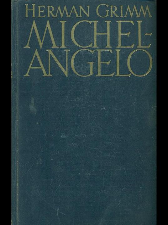 Michelangelo - Herman Grimm - copertina