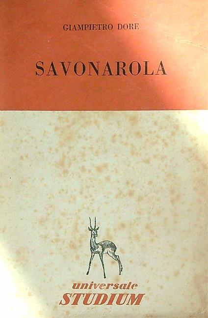 Savonarola - Giampietro Dore - copertina