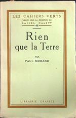 Rien que la Terre