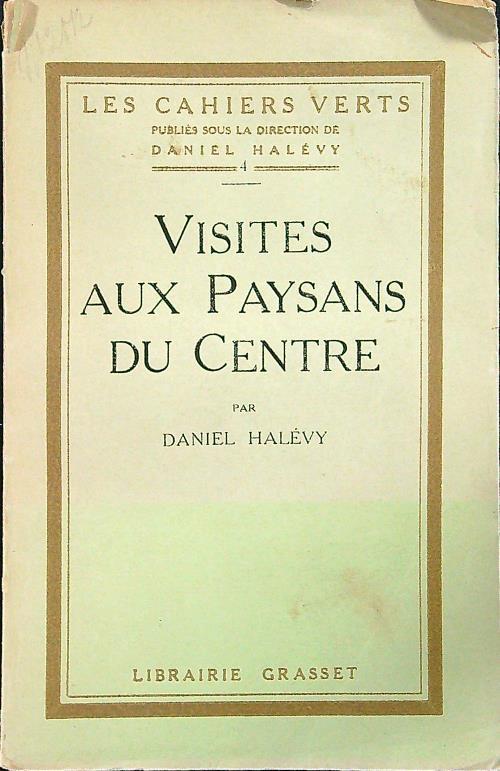 Visites aux paysans du centre