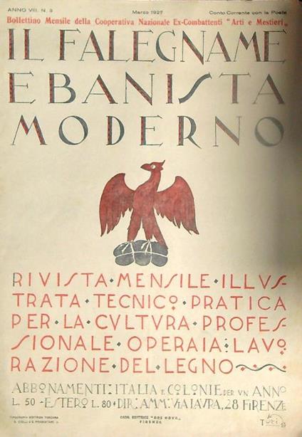 Il falegname ebanista moderno 3/marzo 1927 - copertina