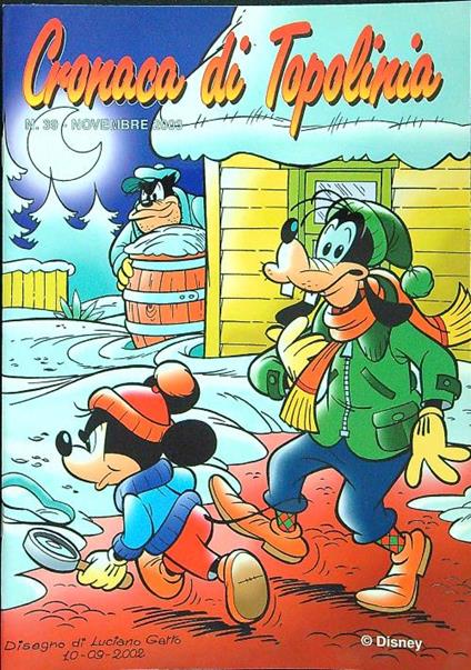 Cronaca di Topolinia n.39 novembre 2003 - copertina
