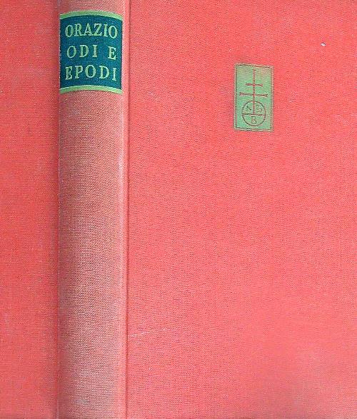 Le odi il carme secolare gli epodi