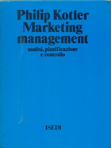 Marketing management - 2 Volumi - Philip Kotler - copertina