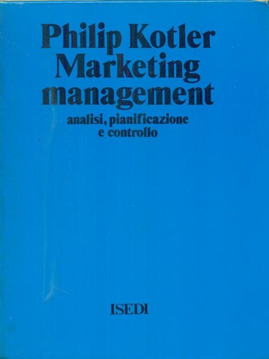 Marketing management - 2 Volumi - Philip Kotler - copertina