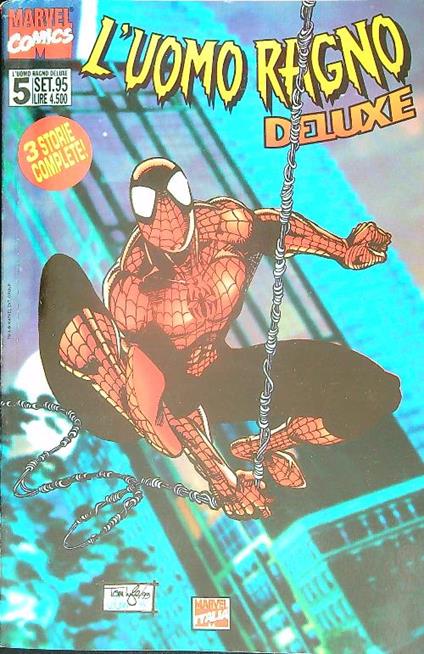 L' uomo ragno deluxe 5/ set 95 - copertina