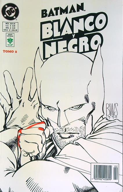 Batman blanco y negro tomo 2 - copertina