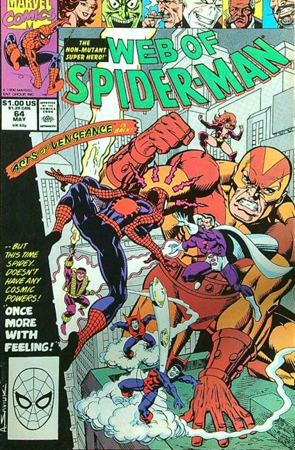 Web of spider-man n.64 - copertina
