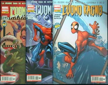 L' uomo ragno. Numeri 122-123-124 - copertina