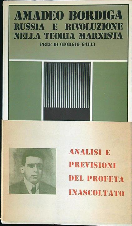 Russia e rivoluzione nella teoria marxista - Amadeo Bordiga - copertina