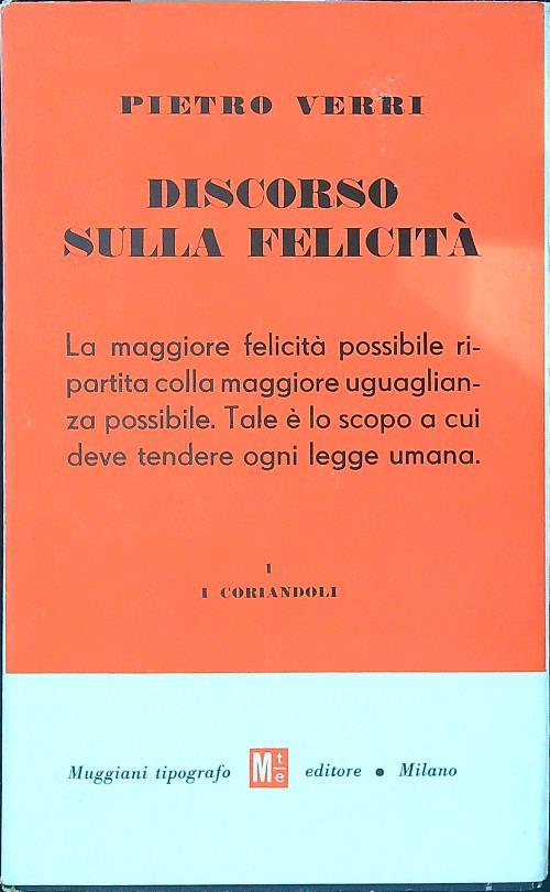 Discorso sulla felicità