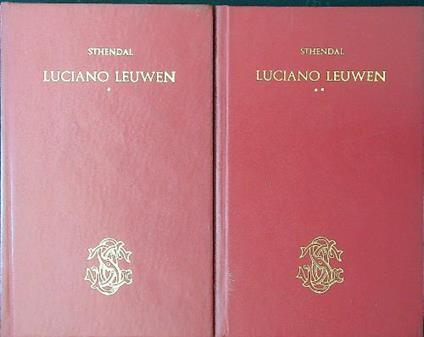 Luciano Leuwen 2 voll. - Stendhal - copertina
