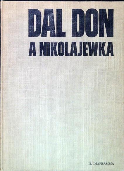 Dal Don a Nikolajewka - copertina