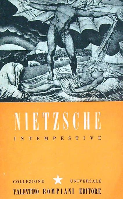 Intempestive - Federico Nietzsche - copertina