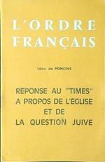 L' ordre francais supplement au n. 118/decembre 1967