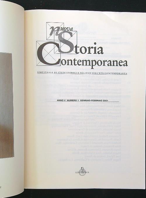Nuova Storia Contemporanea n. 1/gennaio-febbraio 2001