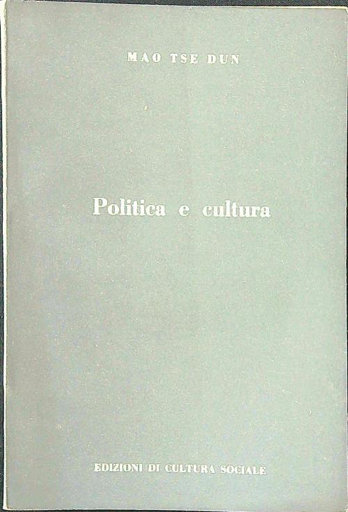 Politica e cultura
