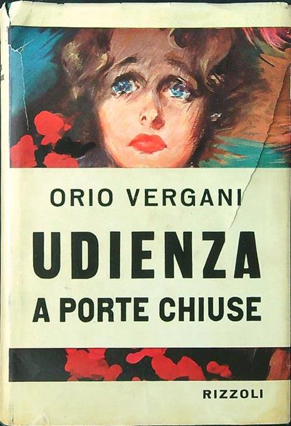 Udienza a porte chiuse - Orio Vergani - copertina