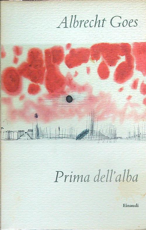 Prima dell'alba - Albrecht Goes - copertina