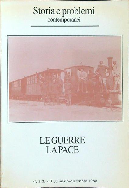 La guerra / La pace - copertina