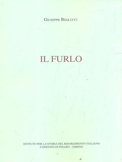 Il Furlo - Giuseppe Bellucci - copertina