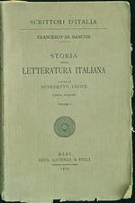 Storia della letteratura italiana volume I