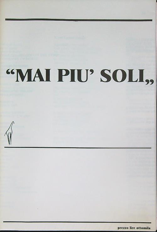Mai piu' soli