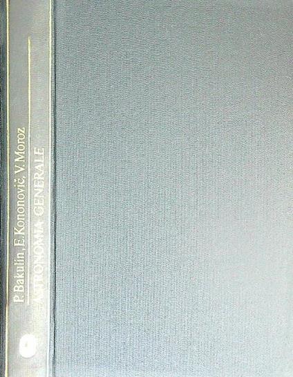 Astronomia generale - copertina