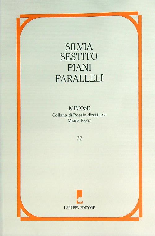 Piani paralleli - Silvia Sestito - copertina
