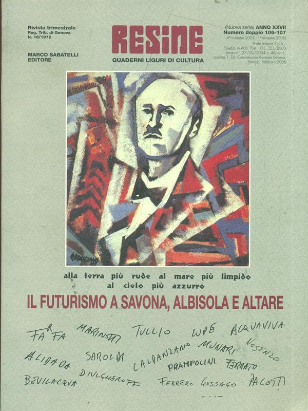 Resine Quaderni liguri di cultura N. 106-107