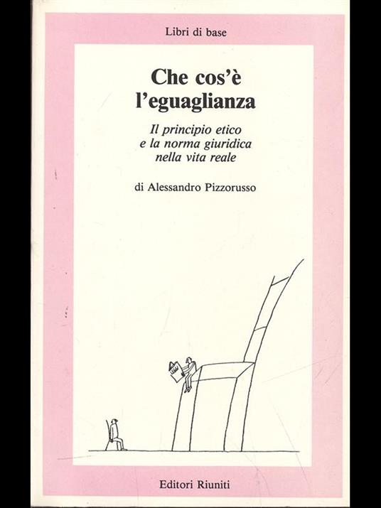 Che cos'è l'eguaglianza - Alessandro Pizzorusso - copertina