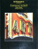 Sotheby's New York Contemporary Art, Part II, May 3, 1989